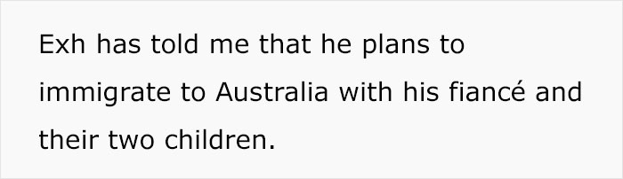 Man Chooses To Abandon 8-Year-Old Son For A Move To Australia, Sees No Issue With His Decision Man Chooses To Abandon 8-Year-Old Son For A Move To Australia, Sees No Issue With His Decision