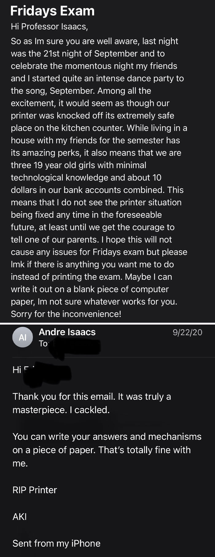 This Email From A Student, When I Taught Remotely, Lives Rent-Free In My Head