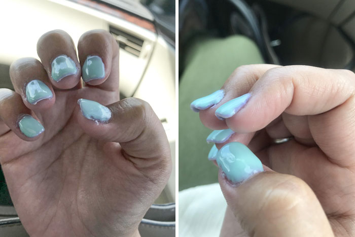 I Got My Nails Done For My Wedding. Had To Immediately Go Somewhere Else