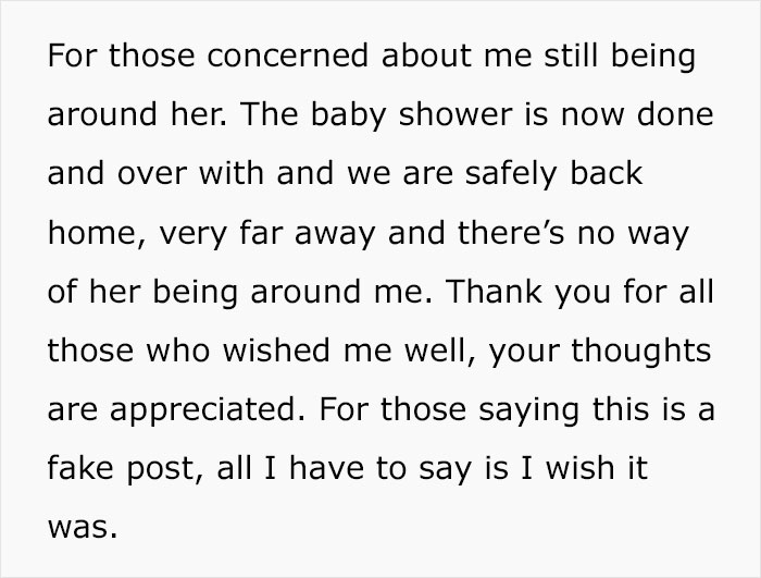 Pregnant Woman Wants Baby To Have No Contact With Aunt After A Comment About Punching Her Belly