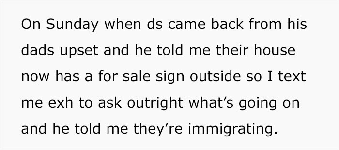 Man Chooses To Abandon 8-Year-Old Son For A Move To Australia, Sees No Issue With His Decision Man Chooses To Abandon 8-Year-Old Son For A Move To Australia, Sees No Issue With His Decision