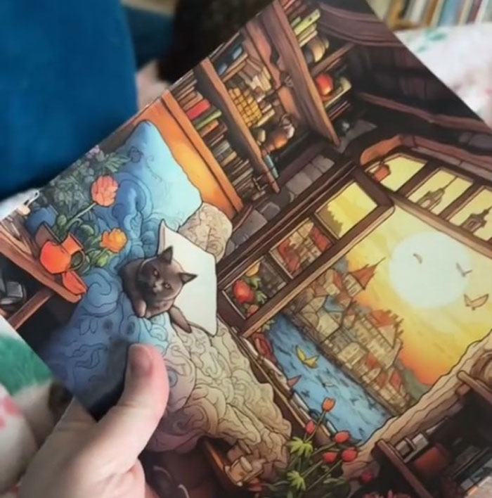 Woman Thinks She Bought A &ldquo;Normal&rdquo; Kitty Coloring Book, Starts Noticing Odd Things About It