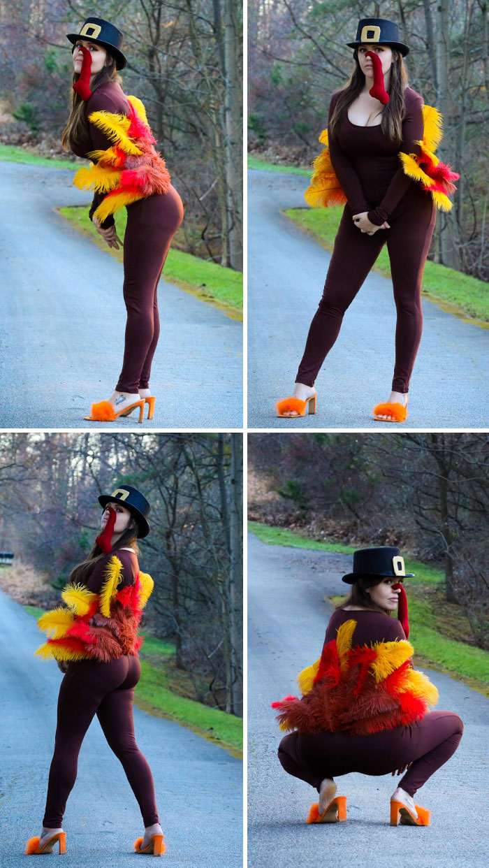 Mi mamá me dijo que hiciera algo lindo para ponerme en Acción de Gracias. Creo que lo logré