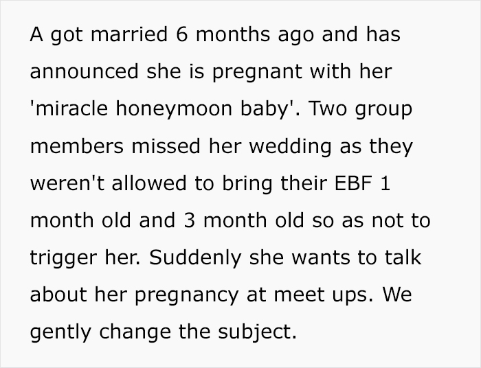 Woman Expects Friends To Throw Her A Baby Shower When She Didn&rsquo;t Allow Any Of Them To Have One