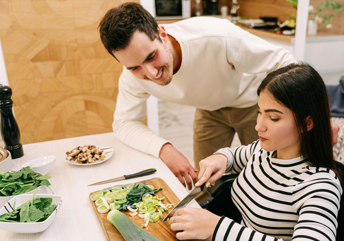 Guy Removed From Dinner Party For Babying And "Helping" Blind Woman Far Too Much
