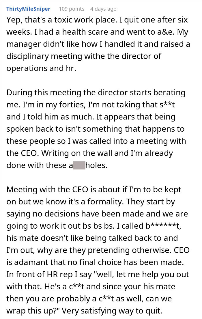 Boss Sends Out Unhinged Email To Entire Office After Woman Quits Horrible Job