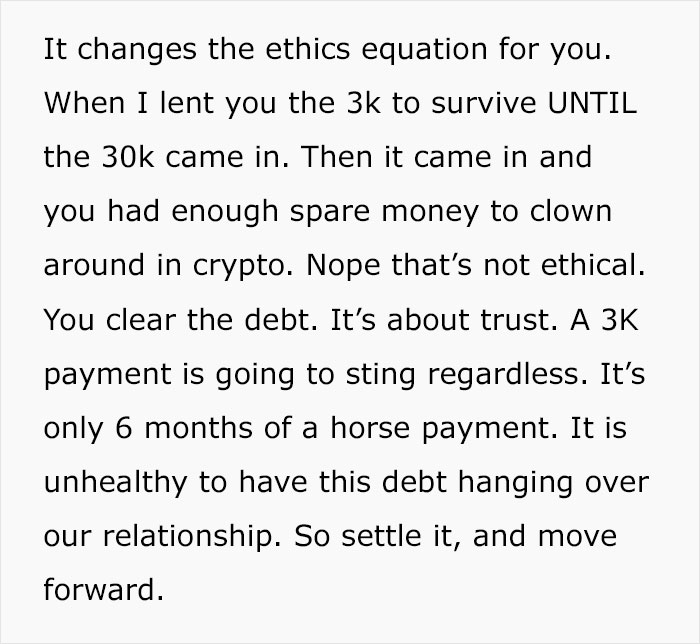 Woman Gets $30K Inheritance, Doesn’t Get Why Brother Keeps Asking Her For The $3K She Owes Him Woman Gets $30K Inheritance, Doesn’t Get Why Brother Keeps Asking Her For The $3K She Owes Him