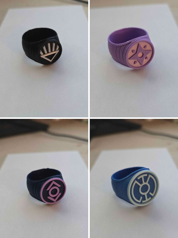 Lantern Corps Rings