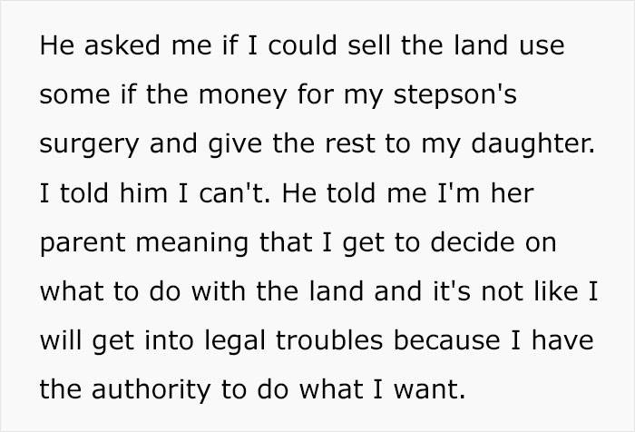 Woman Won&rsquo;t Sell Daughter&rsquo;s Inheritance Just So Her Stepson Can Get Surgery, Clashes With Husband