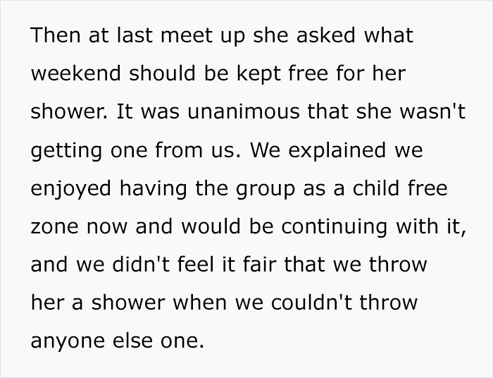 Woman Expects Friends To Throw Her A Baby Shower When She Didn&rsquo;t Allow Any Of Them To Have One