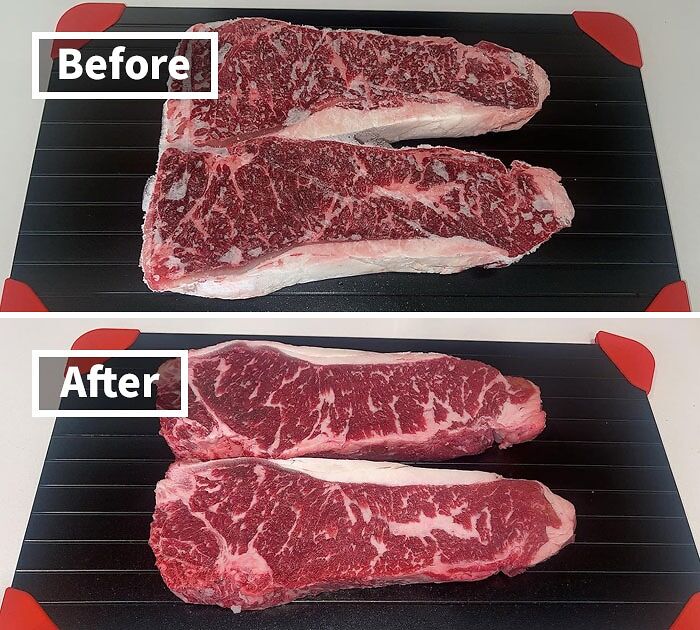 Dinner Dilemmas Solved: The Defrosting Tray For Frozen Meat Is Your Time-Saving Kitchen Hero