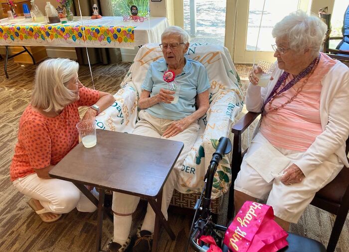 My 102-Year-Old. Grandma And Her Bestie That Just Turned 100
