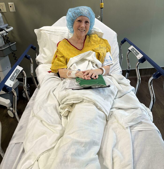 My 80-Year-Old Grandmother Going In For A Botched Hip Replacement Repair In High Spirits Ready To Get Her Life Back