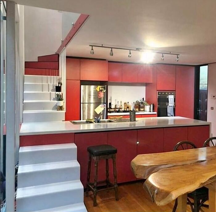 Kitchen Counter/Stairs Hybrid