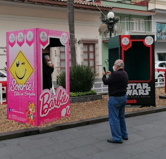 He Told Her To Get In The Box Because He Would Take Her Picture. This Is Love