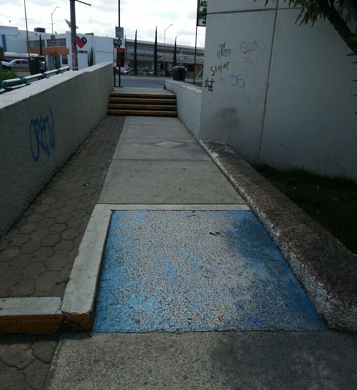 Ramp Followed By Stairs, Outside My Clinic