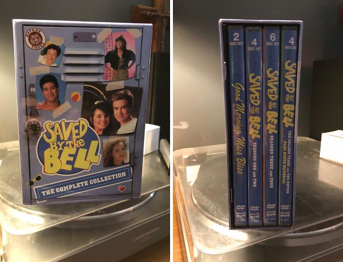 Screech's Shenanigans, Zack's Charm, And Kelly's Hair. It's All included In The Saved By The Bell DVD Box Set