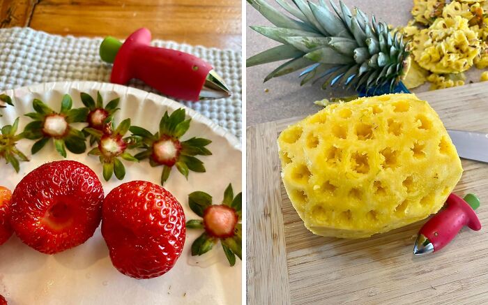  Stem Gem Strawberry Huller: The One-Handed Wonder For Effortless Hulling And Less Waste