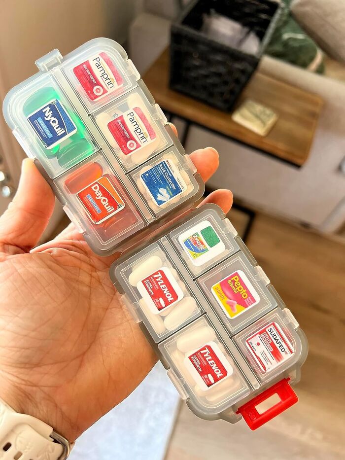  Travel Pill Organizer With Labels: Your Cruise Companion For Hassle-Free Medication Management.