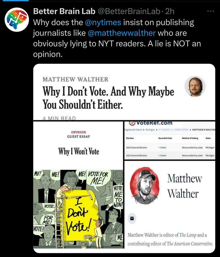 Screenshot of a social media post and article images showing funny and awkward moments with voting attempts that didn’t go as expected.