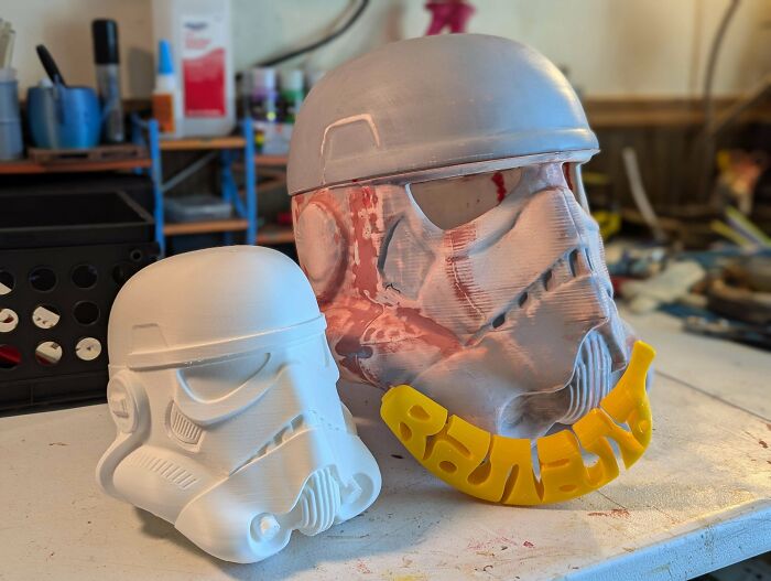 Full Size Helmet And 650% LEGO Helmet