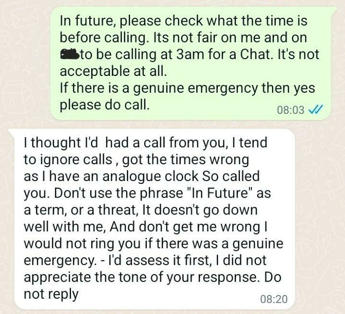 My Dad's Response After Calling Me At 3 AM For A Chat