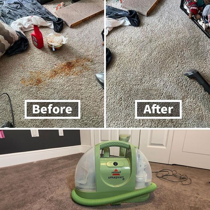 Rescue Your Carpets And Upholstery From Stains And Spills With The Powerful Cleaning Action Of The Bissell Little Green, A Prime Day Must-Have
