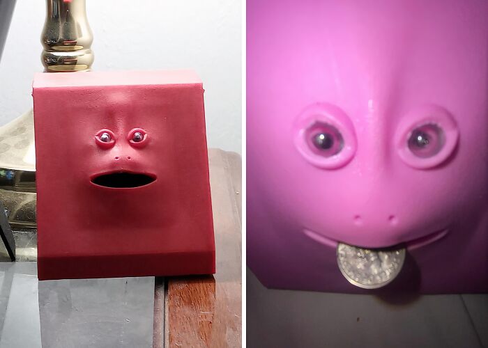  Funny Face Money Eating Saving Box: This Creepy Piggy Bank Has An Appetite For Your Spare Change!