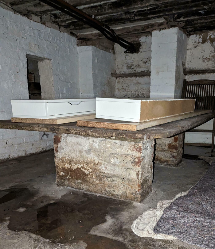 Our Rental House Has A Sacrificial Altar In The Creepy Basement