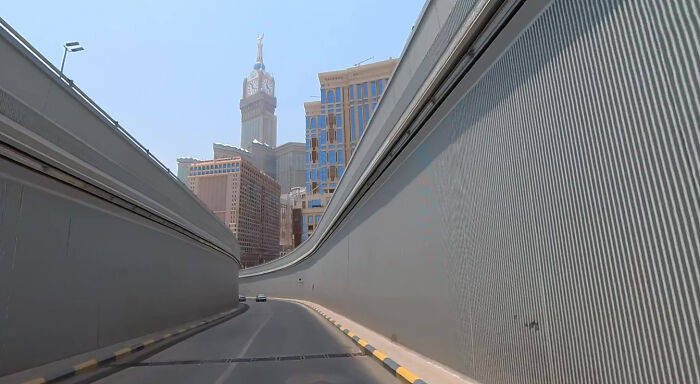 Mecca, Saudi Arabia. Urban Car Centric Nightmare