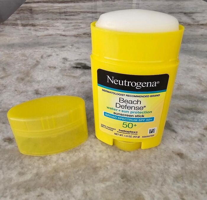 Protect Your Skin From The Sun's Harmful Rays With The Convenient And Mess-Free Neutrogena Beach Defense Sunscreen Stick, Perfect For On-The-Go Protection During Your Festival Adventures