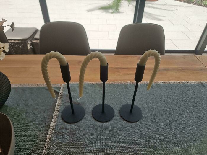 Candles Left Outside During A Heat Wave