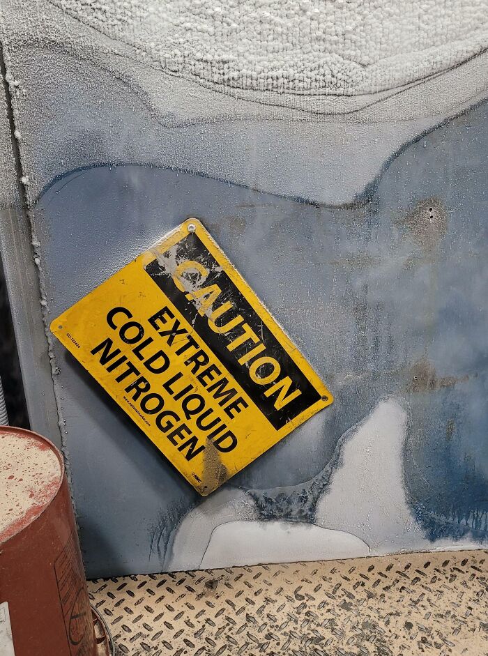 Warning Sign At My Job