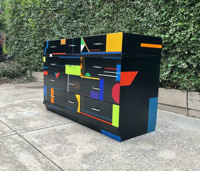 Old Dresser I Just Finished Repainting. Thoughts?