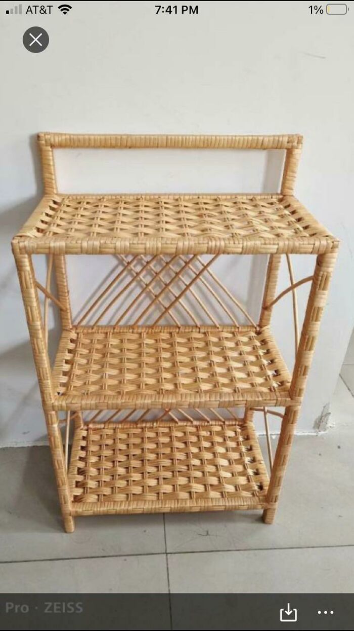 I Am Start A Brand That Sells Wicker Products And Am Wondering What You Guys Think Of This Wicker Shelf?