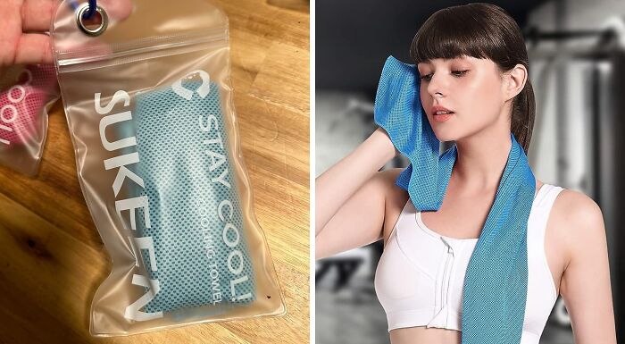 The Sukeen Cooling Towel Will Make You Feel Like You've Just Stepped Out Of A Refreshing Shower, Even After A Sweaty Workout
