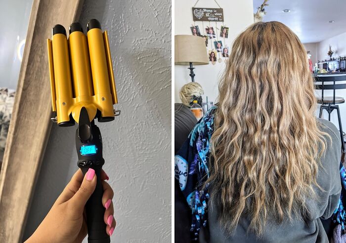 This Alure Three Barrel Curling Iron Will Give You Mermaid Waves So Effortlessly, Even Ariel Would Be Jealous