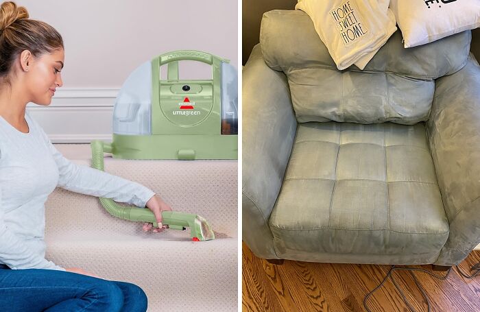 Shoppers Are Tackling Tough Stains With This Prime Day Hero, The Bissell Little Green Portable Cleaner, Proving That Even Pandas Can Be Clean Freaks