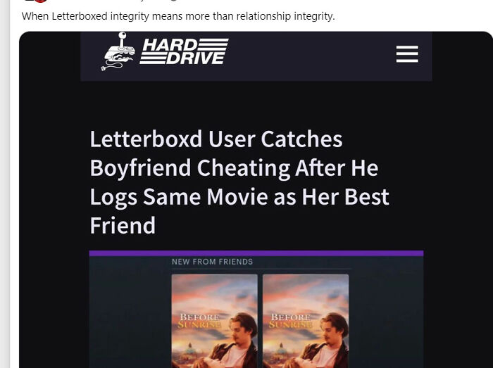 Guys... Letterboxd Has Ruined Dating In 2023 :(