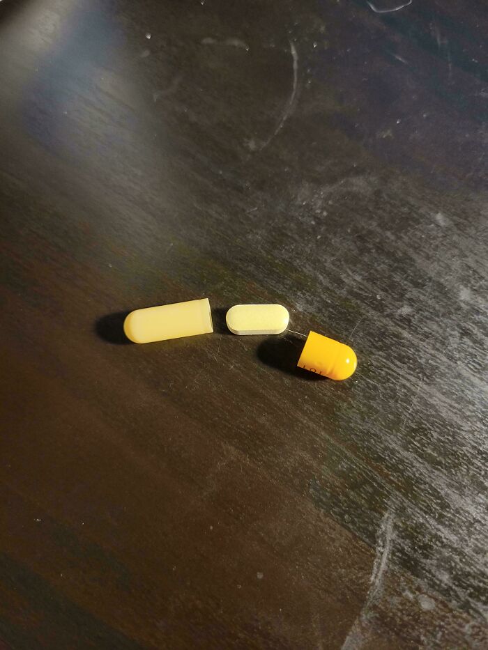 My Antibiotic Capsules Just Have A Whole Pill Inside