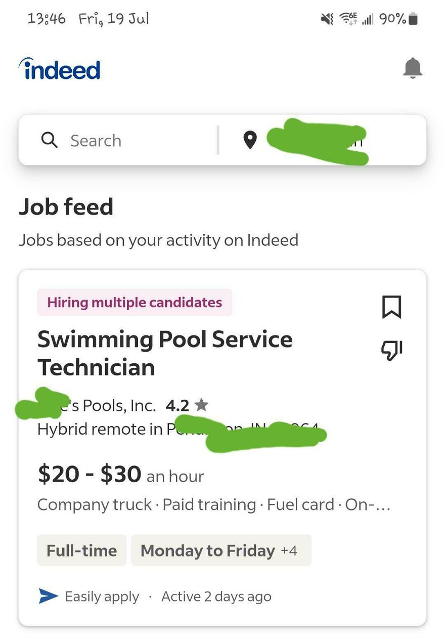 Lying To Populate On More Ppls Searches. Hybrid Remote Pool Cleaning?