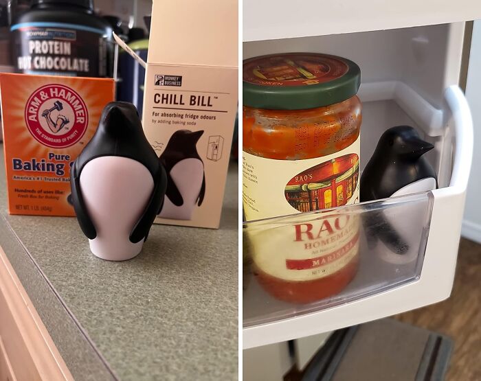 This Chill Bill Refrigerator Deodorizer Is The Adorable Penguin That's Here To Chill Out Your Fridge's Funky Smells