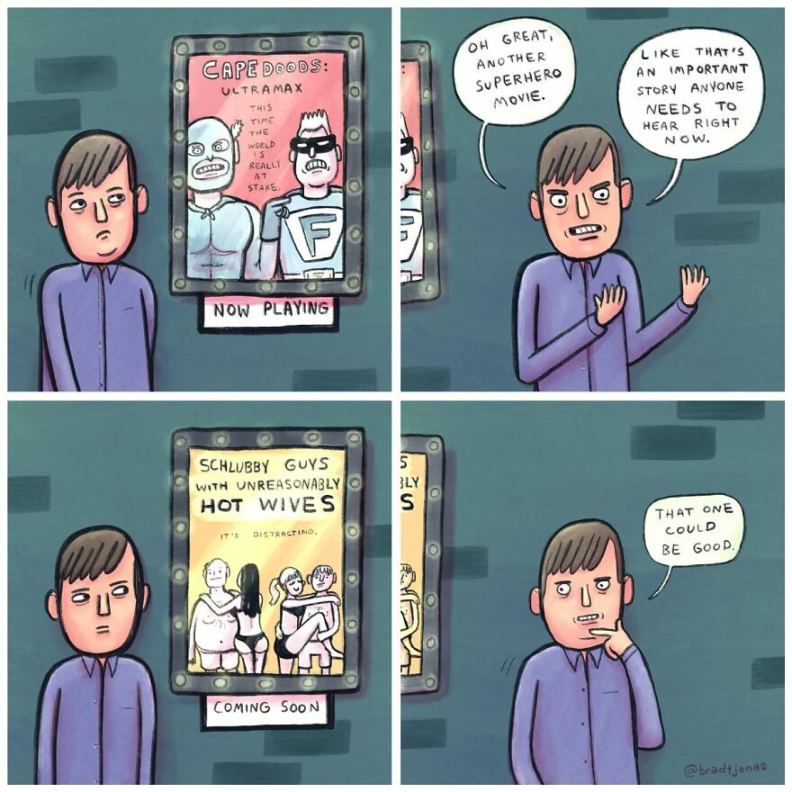 Ridiculous Comics That Mock Life’s Quirks By Bradtjonas (New Pics)