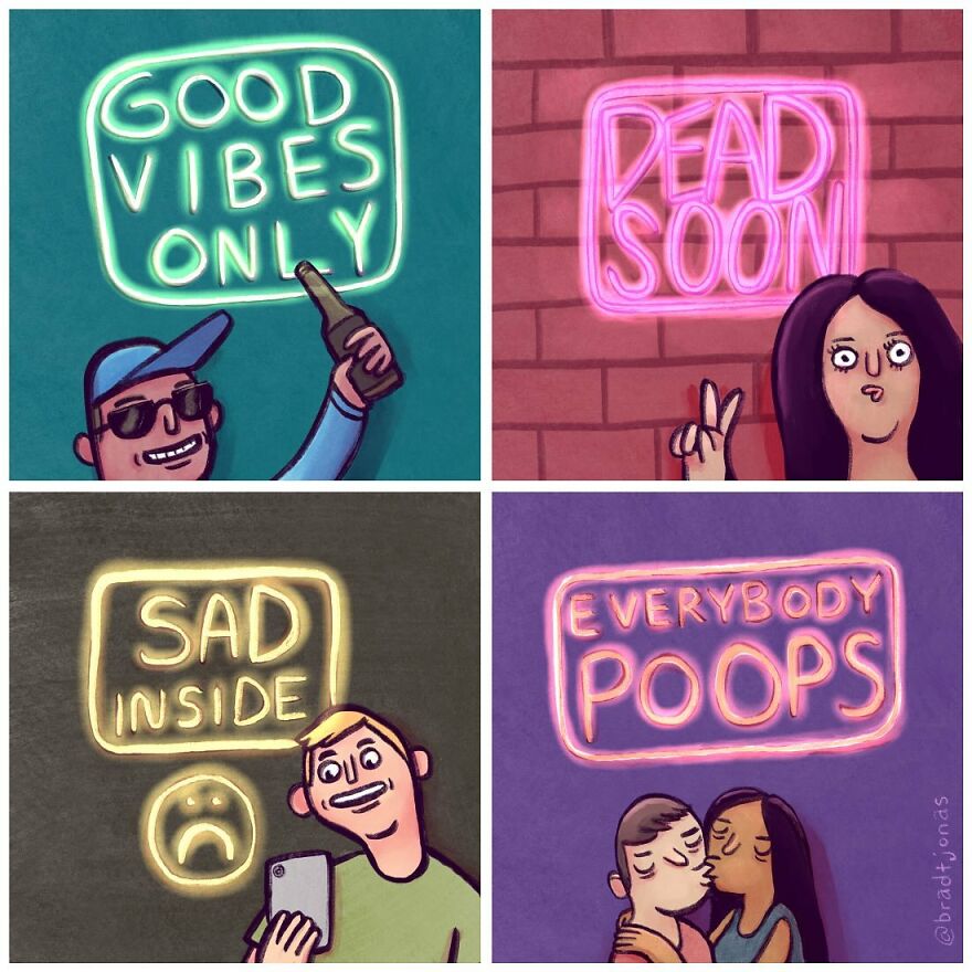 Ridiculous Comics That Mock Life’s Quirks By Bradtjonas (New Pics)