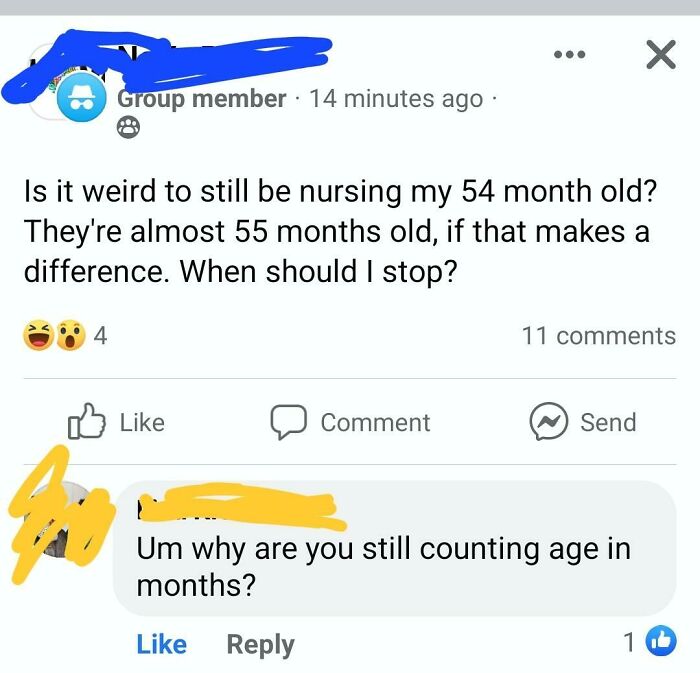 I Don't Have A Problem With Extended Nursing, But Omg Still Using Months?