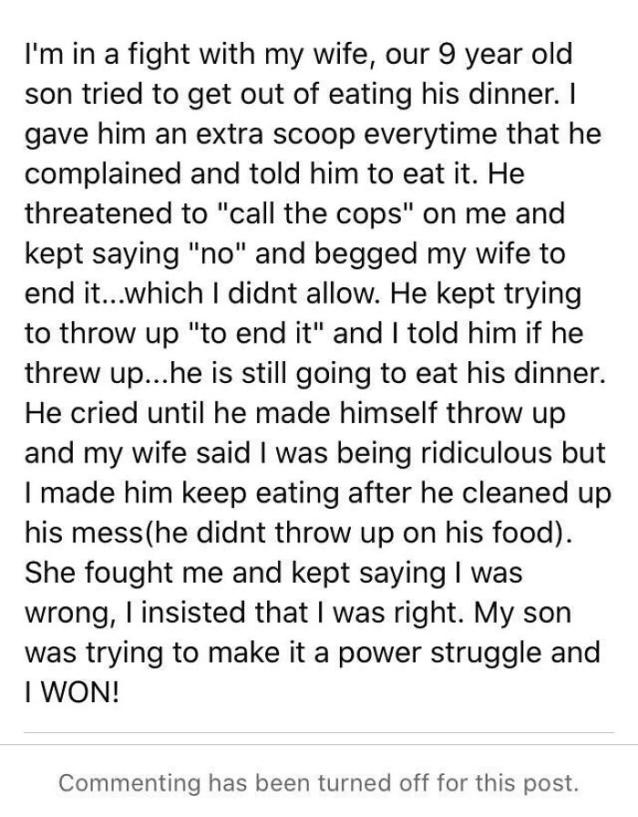 Screenshot Taken From A Dad Group I’m In