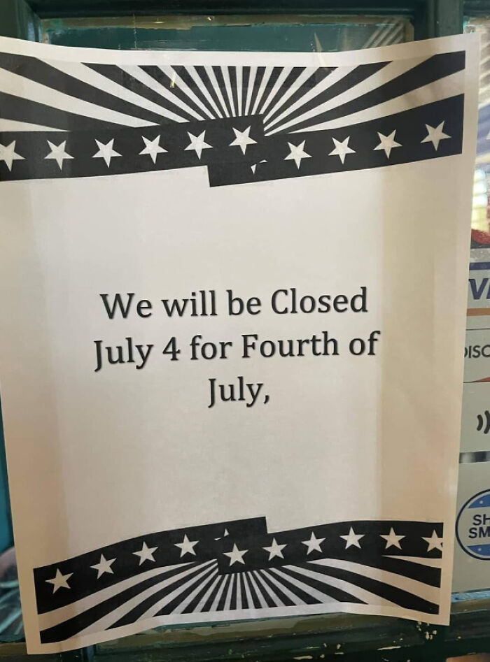 Will That Be The Day After July 3rd?
