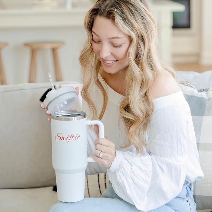 There Is No Time For Basic Hydration In A Taylor Swift World. This Swiftie Tumbler Is How It Should Be Done