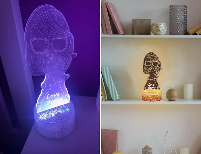 This Love Story Night Light Will Make You Feel Like You're Living In A Fairytale, Even If Your Prince Charming Is Snoring Next To You