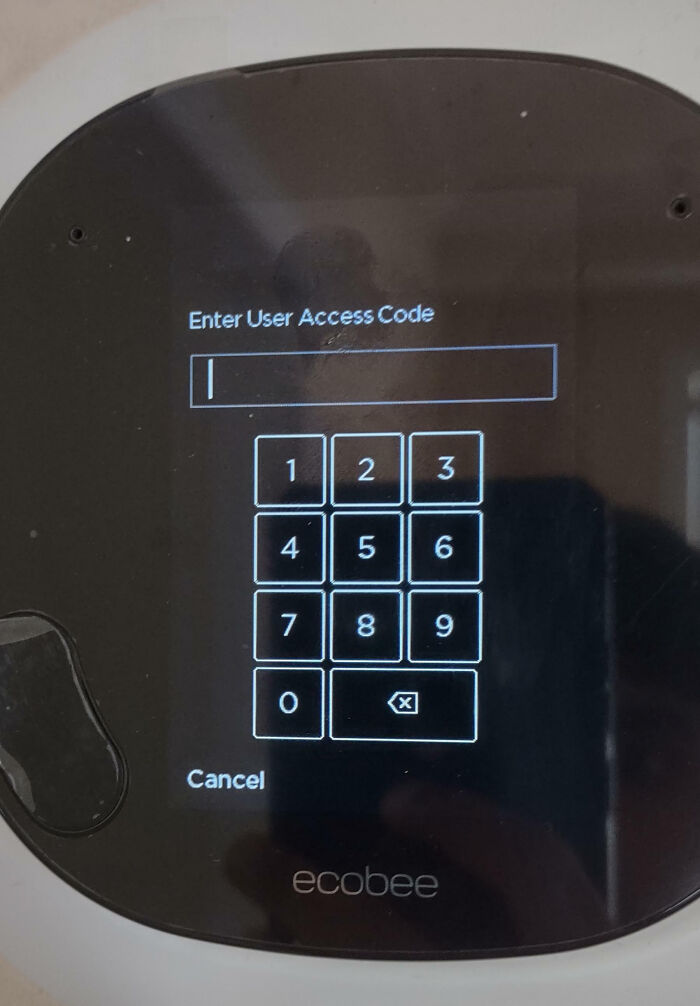 My Father Set A Password... To The Thermostat